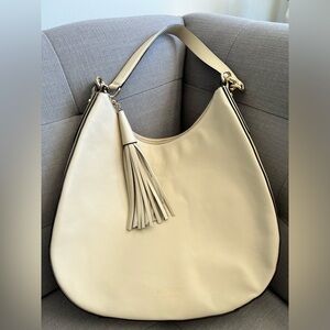 Jimmy Choo cream shoulder bag
